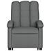 Poltrona Alzapersona Massaggi Reclinabile Grigio Scuro Tessuto - Foto miniatura 8