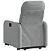 Poltrona Reclinante Alzapersona Elettrica Grigio Chiaro Tessuto - Foto miniatura 4