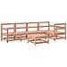 Set Divani Giardino 6 pz con Cuscini Legno Massello di Douglas - Foto miniatura 3