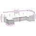 Set Divani da Giardino con Cuscini 7pz Nero Polyrattan - Foto miniatura 4