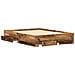 Letto con Cassetti Legno antico Legno ingegnerizzato 140 x 200 cm - Foto miniatura 5