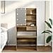 Set Toeletta con LED Rovere Artigianale in Legno Multistrato - Foto miniatura 3
