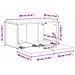 Set mobile TV 8 pz Rovere Nero Legno ingegnerizzato - Foto miniatura 9