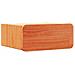Comodino con cassetto 2 pcs Cera marrone 39 x 34 x 16.5 cm - Foto miniatura 5