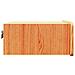 Comodino con cassetto 2 pcs Cera marrone 39 x 34 x 16.5 cm - Foto miniatura 8