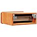 Comodino con cassetto 2 pcs Cera marrone 39 x 34 x 16.5 cm - Foto miniatura 9