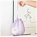Borsa Da Toilette Portatile In Rete Viola - Organizer Da Viaggio Traspirante - Foto miniatura 3