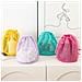 Borsa Da Toilette Portatile In Rete Viola - Organizer Da Viaggio Traspirante - Foto miniatura 5
