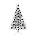Albero di Natale artificiale con luci integrate Argento 120 cm - Foto miniatura 4