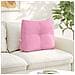 Cuscino per Schiena Rosa 60 x 24 x 50 cm Tessuto - Foto miniatura 2