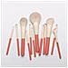 Set Di Pennelli Trucco Festivi E Spugne Di Bellezza Diverse - Kit Completo Di Strumenti Per Il Trucco - Foto miniatura 3