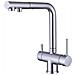 Rubinetto per lavello da cucina, Blackswan, tipo M346, modello cromato con uscita acqua purificata e doccia mobile, misura 31,5 cm - Foto miniatura 1