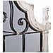 Specchio Da Parete In Legno E Metallo Invecchiato Bianco 128,5x6,5x89h - Foto miniatura 5