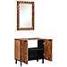 Set da Bagno con archiviazione 2 pcs Acacia Marrone Winish - Foto miniatura 1