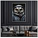 Dipinto Su Tela Edvy Gufo Hipster Con Cornice, 53x73 Cm - Foto miniatura 6
