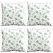Cuscini Scatter Foglia 4 pcs Motivo Foglia 40 x 40 cm - Foto miniatura 1