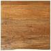 Piano Tavolo Bordi Vivi 80x80x3,8 cm in Legno Massello di Mango - Foto miniatura 1