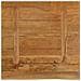 Piano Tavolo Bordi Vivi 80x80x3,8 cm in Legno Massello di Mango - Foto miniatura 5
