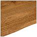 Piano Tavolo Bordi Vivi 80x80x3,8 cm in Legno Massello di Mango - Foto miniatura 7