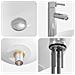 Lavabo da bagno Cromato 35,5 x 35,5 x 14,5 cm Metallo - Foto miniatura 6