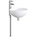Lavabo da bagno Cromato 35,5 x 35,5 x 14,5 cm Metallo - Foto miniatura 8