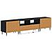 Mobile TV LED a 5 pezzi Nero Legno ingegnerizzato - Foto miniatura 6