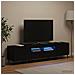 Mobile TV LED a 5 pezzi Nero Legno ingegnerizzato - Foto miniatura 7