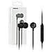 Auricolari Stereo Earphones WH-201 colore Nero - Foto miniatura 2