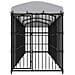 Canile Da Esterno Con Tetto 450x150x210 Cm - Foto miniatura 2