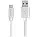 10ft 3.0m Premium Extra Lungo Micro Usb A Usb Ad Alta Velocit Usb 2.0 Un Maschio Al Micro B Per Samsung Htc Sony Motorola Lg Google Nokia E More (bianco)  - Foto miniatura 1