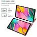 Samsung Galaxy Tab 10.1 Un Caso 2019 (sm-t510 Sm-t515 Sm-t517) Ultra Sottile Folio Smart Cover Chiaro Caso Del Basamento Con Translucent Frosted Indietro -rosegold - Foto miniatura 2