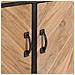 Credenza 120x30x75 Cm In Legno Massello Di Acacia - Foto miniatura 2