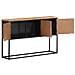 Credenza 120x30x75 Cm In Legno Massello Di Acacia - Foto miniatura 5