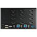 Switch KVM a 2 Porte e 4 Monitor con Hub USB-A 3.0 / DisplayPort - Foto miniatura 3