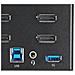 Switch KVM a 2 Porte e 4 Monitor con Hub USB-A 3.0 / DisplayPort - Foto miniatura 8