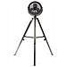 Standventilator - 25cm Durchmesser, 3-gang, Gebrstetes Metall (fntr20cmt10)  - Foto miniatura 1