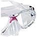 Maschera Marea Junior Trasparente Trasparente / rosa - Foto miniatura 3