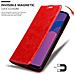 Cadorabo Custodia Compatibile Con Honor Play 9a In Rosso Mela - Coperchio Protettiva Con Chiusura Magnetica, Funzione Stand E Tasca Per Le Carte - Foto miniatura 6