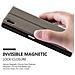 Custodia Compatibile Con Sony Xperia Z5 Premium In Bruno Pietra - Coperchio Protettivo Con Chiusura Magnetica, Funzione Stand E 2 Finestre Di Visualizzazione - Foto miniatura 5