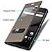 Custodia Compatibile Con Sony Xperia Z5 Premium In Bruno Pietra - Coperchio Protettivo Con Chiusura Magnetica, Funzione Stand E 2 Finestre Di Visualizzazione - Foto miniatura 7