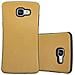 Custodia Compatibile Con Samsung Galaxy A3 2016 In Marrone Oro - Hard Case Coperchio Protettivo Small Waist Con Supporto In Gomma Antiscivolo - Foto miniatura 1