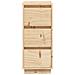 Credenze 2 pz 32x34x75 cm in Legno Massello di Pino - Foto miniatura 4