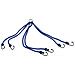 Tenditore A Polipo In Gomma Con Ganci, 8mmx80cm, Blu - Thirard - Foto miniatura 1