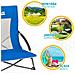 Sedia Da Spiaggia Aktive Azzurro 50 X 67 X 51 Cm (4 Unità) - Foto miniatura 3