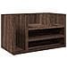 Organizer Scrivania Rovere Marrone 44,5x24x25 Legno Multistrato - Foto miniatura 2