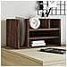 Organizer Scrivania Rovere Marrone 44,5x24x25 Legno Multistrato - Foto miniatura 1