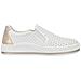 White Casual Closed Sport Shoe Sneakers Pelle Scarpe Donna Bianco Eu 38, M5950-80 - Foto miniatura 1