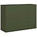Fioriera Verde Oliva 120x40x80 Cm In Acciaio Laminato A Freddo - Foto miniatura 2