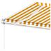 Lusso Casadino -  Tenda Da Sole Autoportante Automatica 500x350 Cm Gialla Bianca - Foto miniatura 5