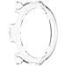 Custodia Protettiva Vuota Per Amazfit Active2 Transparent - Foto miniatura 4